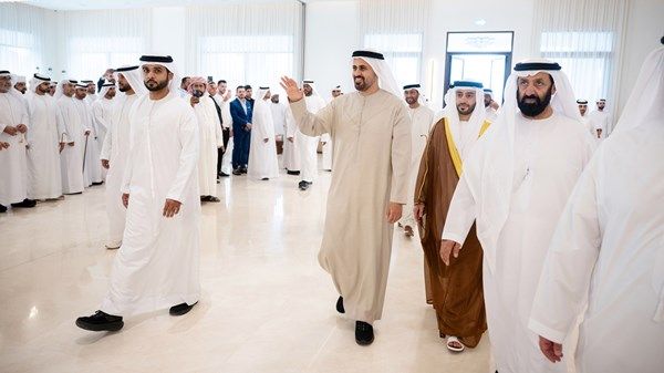 ذياب بن محمد بن زايد يحضر حفل استقبال بمناسبة زفاف عمر سهيل المرر