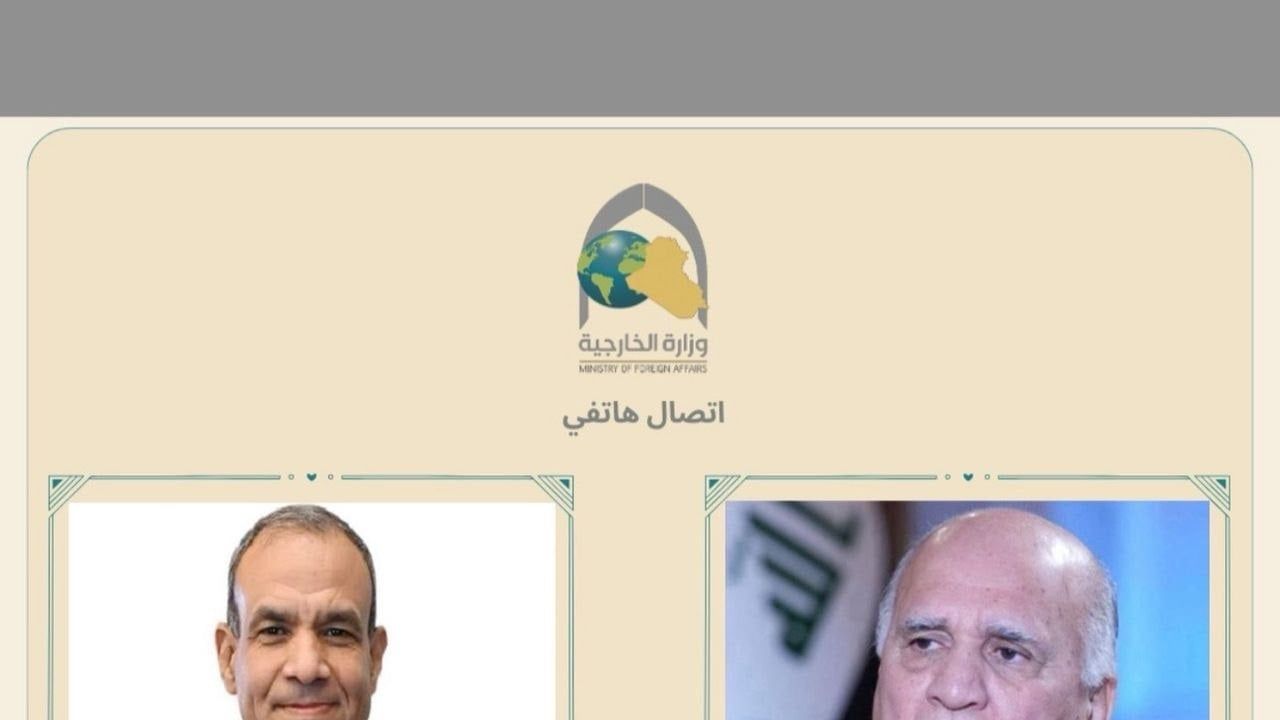 العراق ومصر يبحثان جهود خفض التصعيد واحتواء التوتر المتصاعد في المنطقة