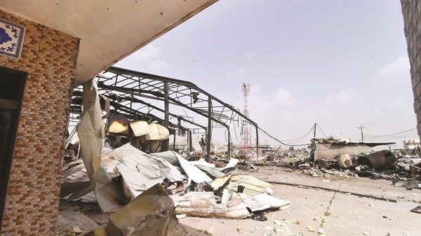 استهداف مقر قيادة قوات البيشمركة في أربيل