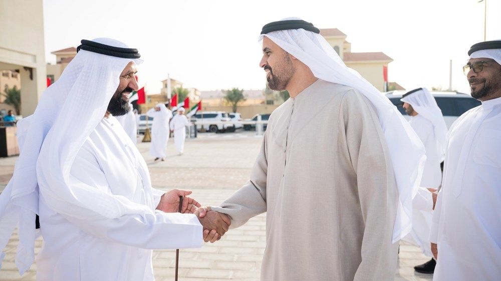 ذياب بن محمد بن زايد يحضر حفل استقبال بمناسبة زفاف عمر سهيل المرر