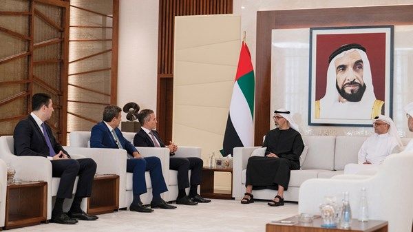 خالد بن محمد بن زايد يلتقي الرئيس التنفيذي لمؤسسة «نوبنك» للخدمات المالية والمصرفية الرقمية