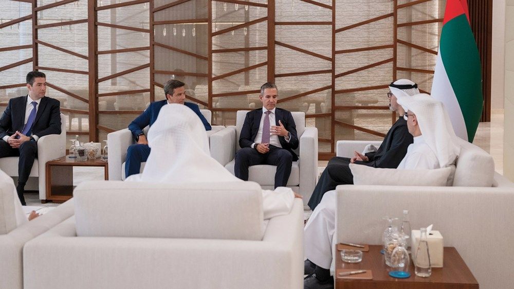 خالد بن محمد بن زايد يلتقي الرئيس التنفيذي لمؤسسة «نوبنك» للخدمات المالية والمصرفية الرقمية