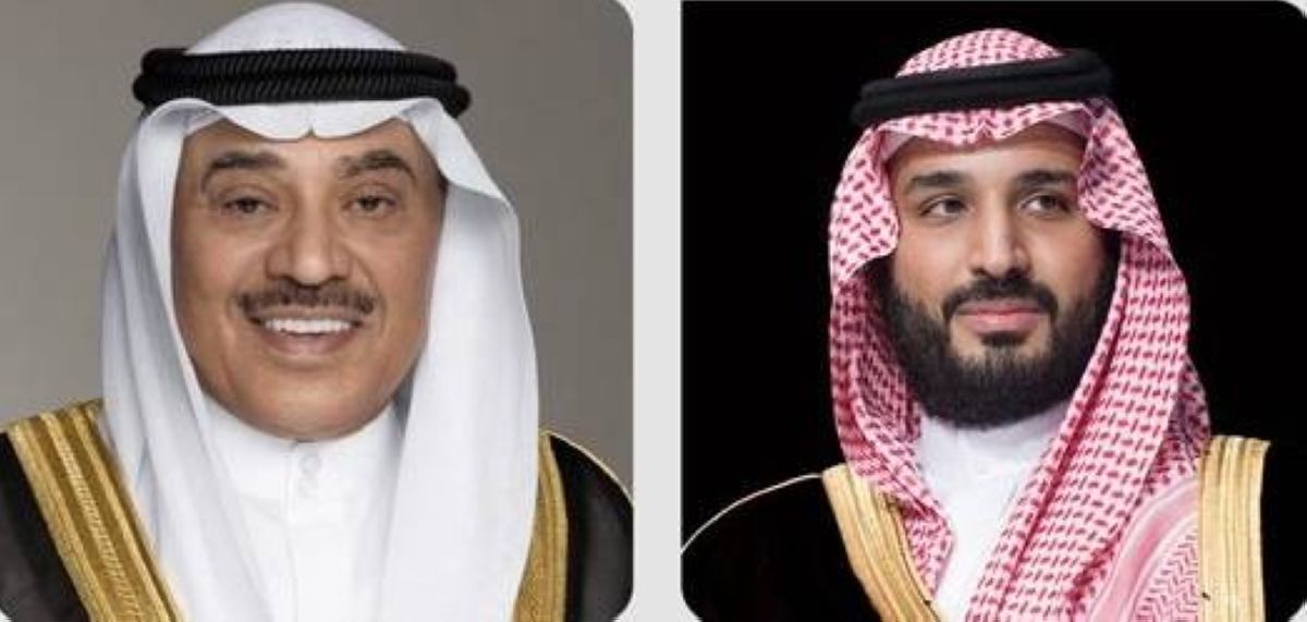 ولي العهد يتلقى اتصالًا هاتفيًا من ولي عهد دولة الكويت