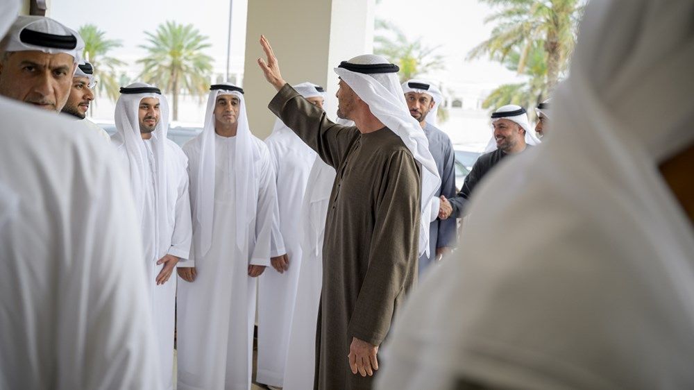 رئيس الدولة يحضر حفل زفاف راشد القبيسي