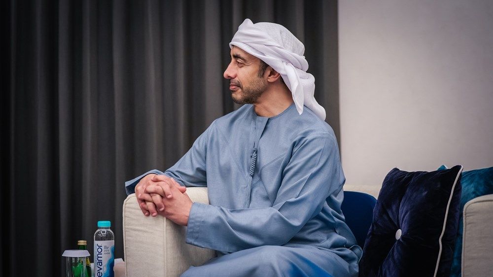 عبدالله بن زايد يستقبل وزير الشؤون الخارجية في الهند