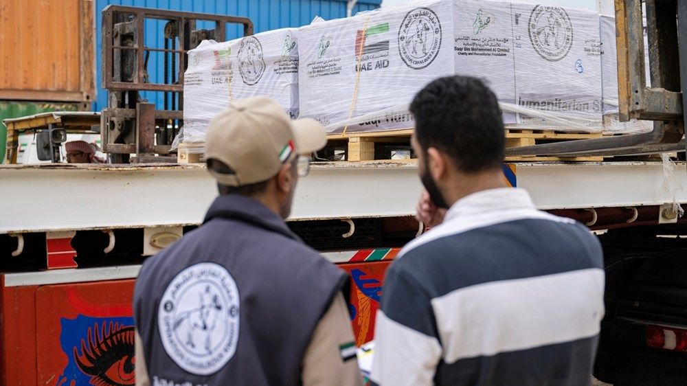 قافلة مساعدات طبية إماراتية تحمل 53 طناً تدخل قطاع غزة