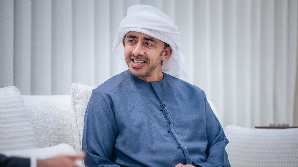 عبدالله بن زايد يستقبل أيمن الصفدي ويبحثان العلاقات الأخوية والتطورات في المنطقة