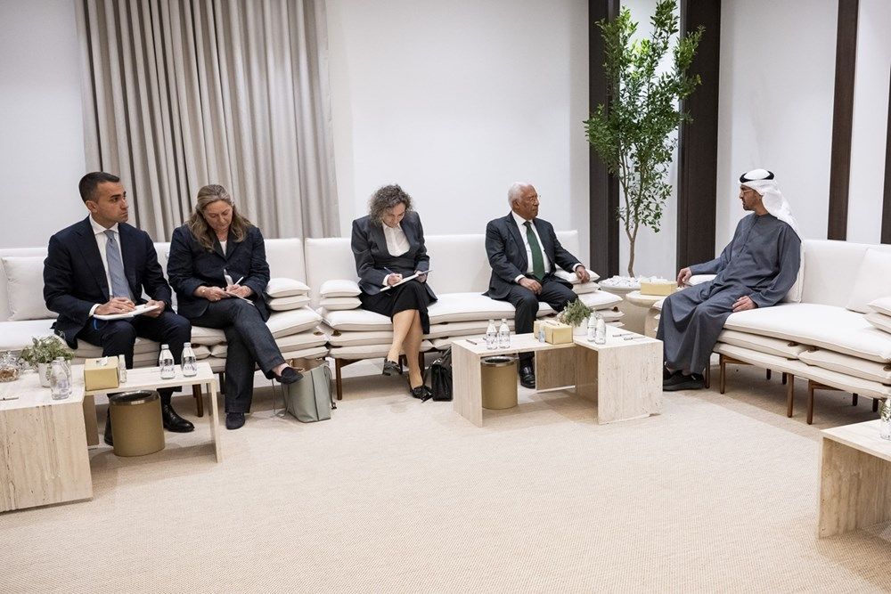 رئيس الدولة يستقبل رئيس المجلس الأوروبي