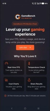 تكنولوجيا: تطبيق GameBench يطلق أداة FPS Monitor المجانية لمراقبة أداء الألعاب باحترافية على هاتفك
