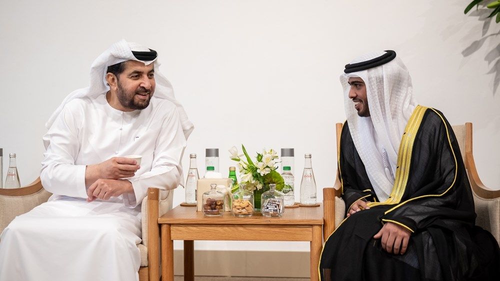 حمدان بن زايد يحضر حفل زفاف سيف حمدان المنصوري