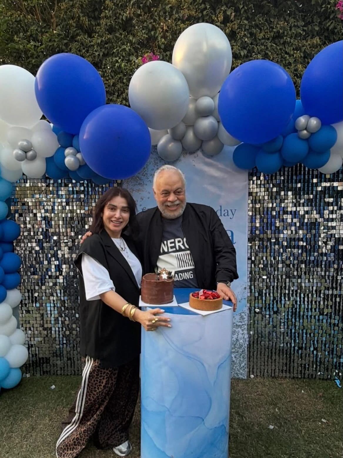 رسالة أشرف زكي الرومانسية تُزيّن احتفال روجينا بعيد ميلادها… شاهدوا الصور 