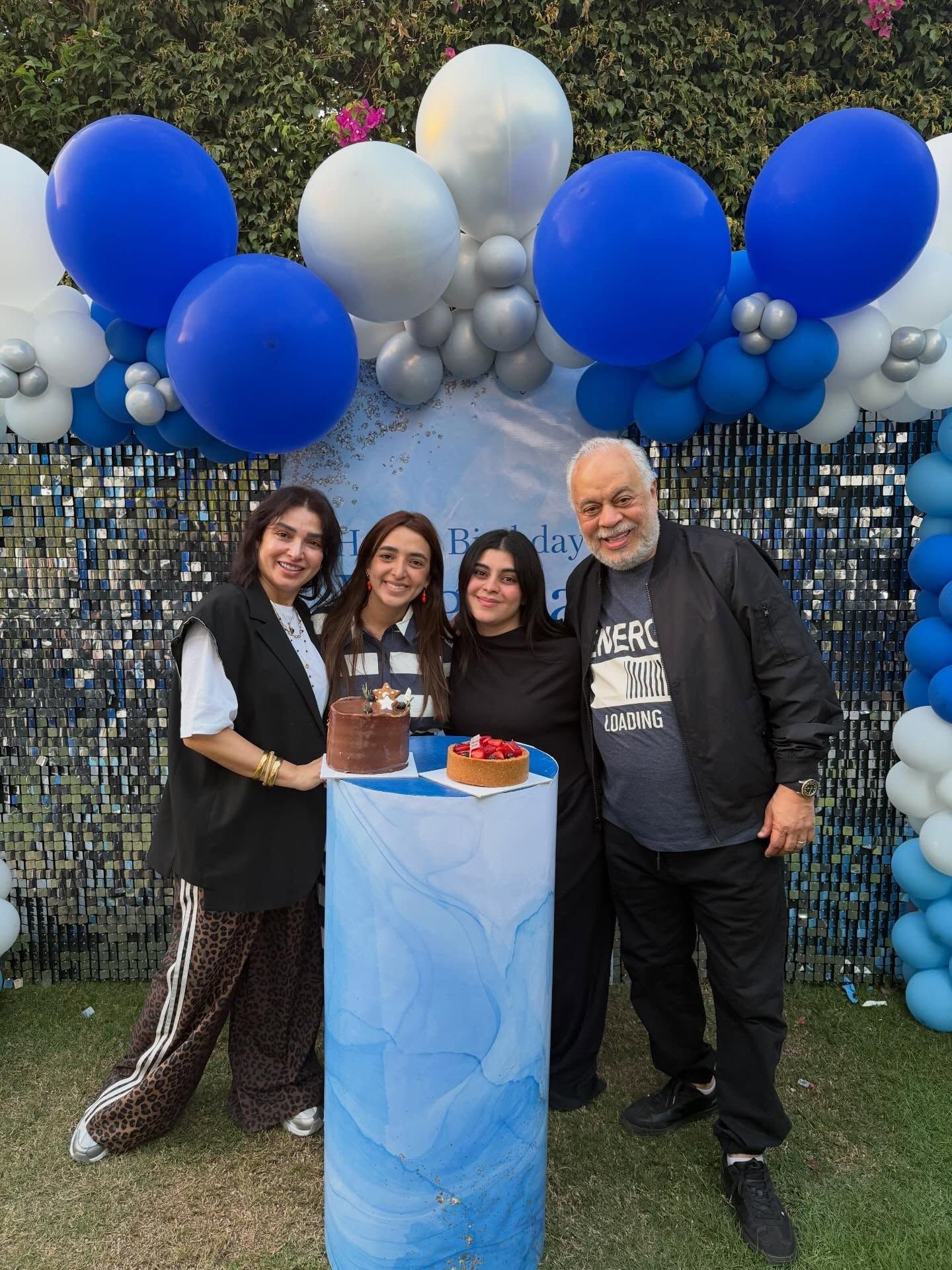 رسالة أشرف زكي الرومانسية تُزيّن احتفال روجينا بعيد ميلادها… شاهدوا الصور 