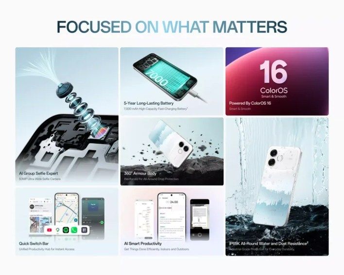 تكنولوجيا: أوبو تطلق هاتفيها الجديدين F33 و F33 Pro ببطاريات عملاقة وشاشات فائقة السلاسة