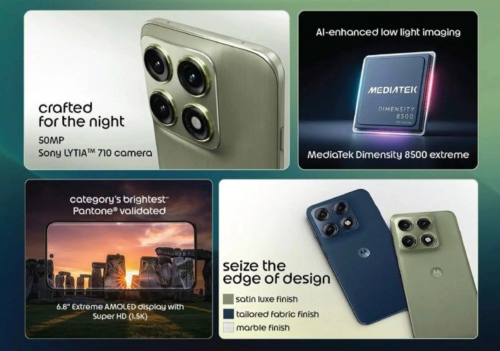 تكنولوجيا: موتورولا تستعد لإطلاق هاتف Edge 70 Pro ببطارية كبيرة وكاميرات فائقة الدقة