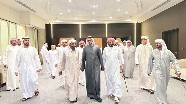 الشيوخ يعزون في وفاة شمسة بنت سعيد الكتبي