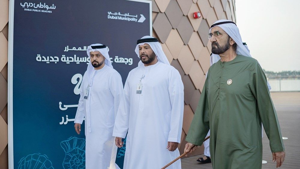 محمد بن راشد يتفقّد مشروع تطوير شواطئ الممزر بقيمة نصف مليار درهم