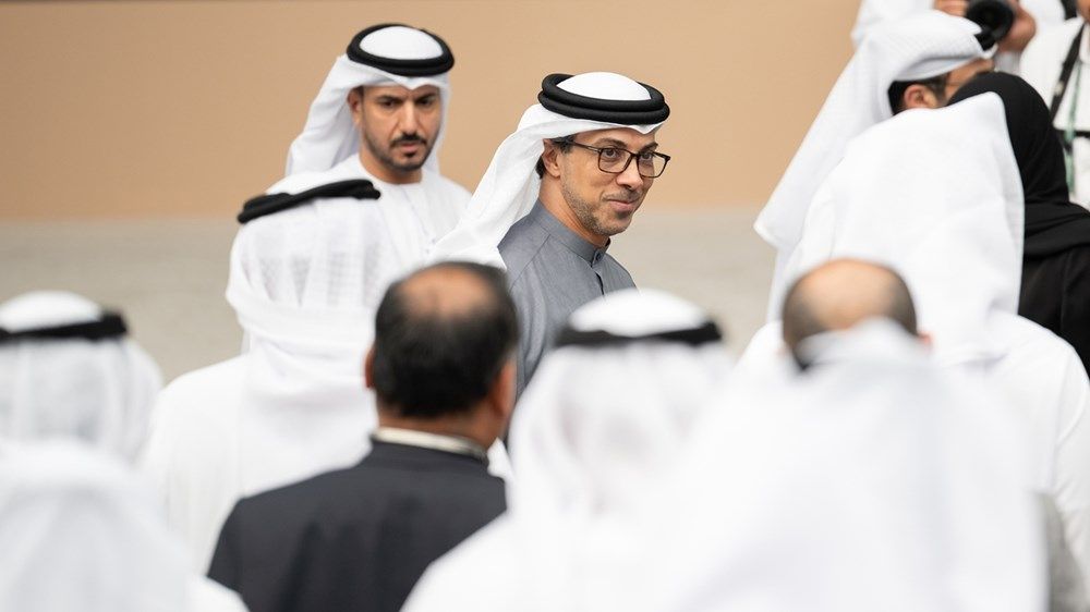 منصور بن زايد وهزاع بن زايد يشهدان انطلاق النسخة الثانية من المؤتمر والمعرض الزراعي الإماراتي في العين