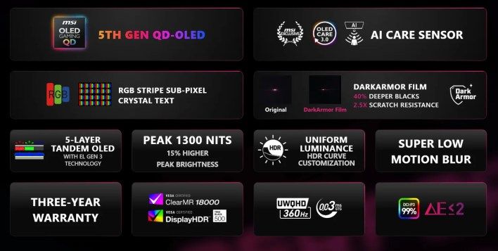 تكنولوجيا: شركة MPG تطلق شاشتها المنحنية الجديدة للألعاب عالمياً بسطوع فائق