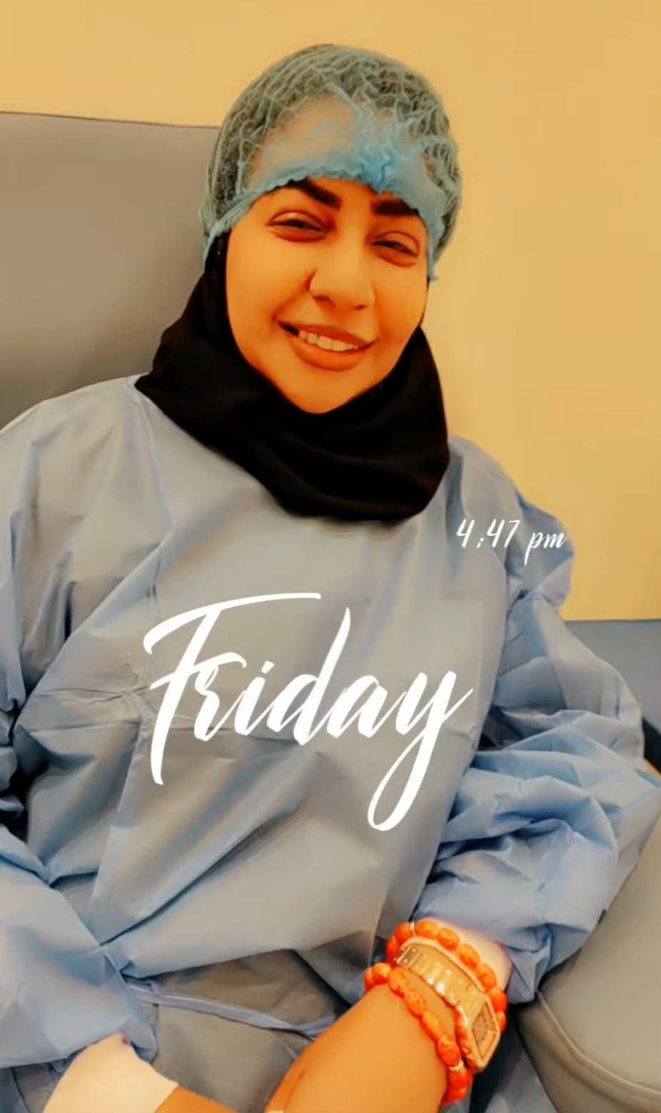 شاهد بالصورة والفيديو.. الفنانة نسرين هندي تخضع لعملية جراحية وسط دعوات المئات من جمهورها ومتابعيها