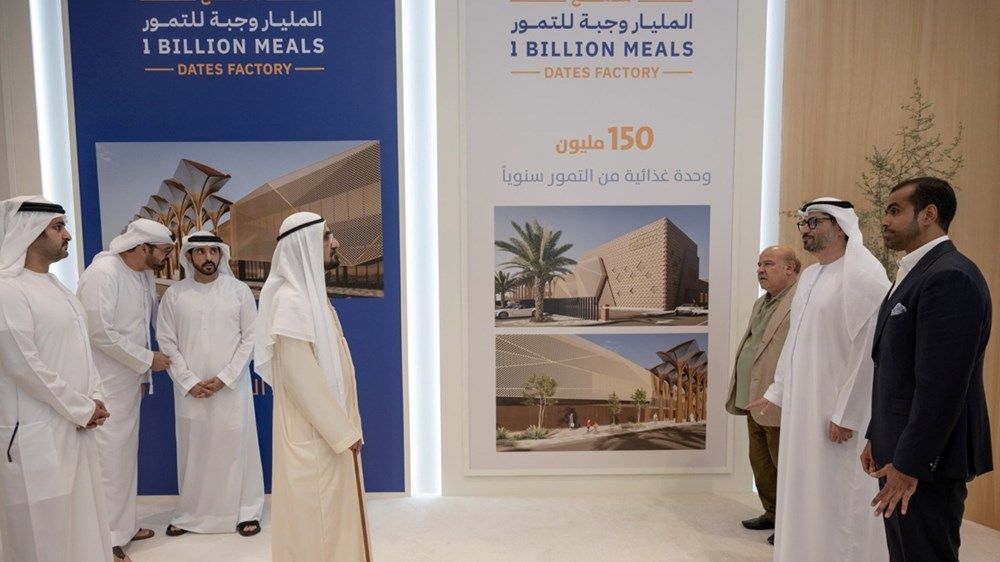 محمد بن راشد يطلق أكبر مصنع وقفي للتمور على مستوى العالم لدعم المجتمعات الأقل حظاً