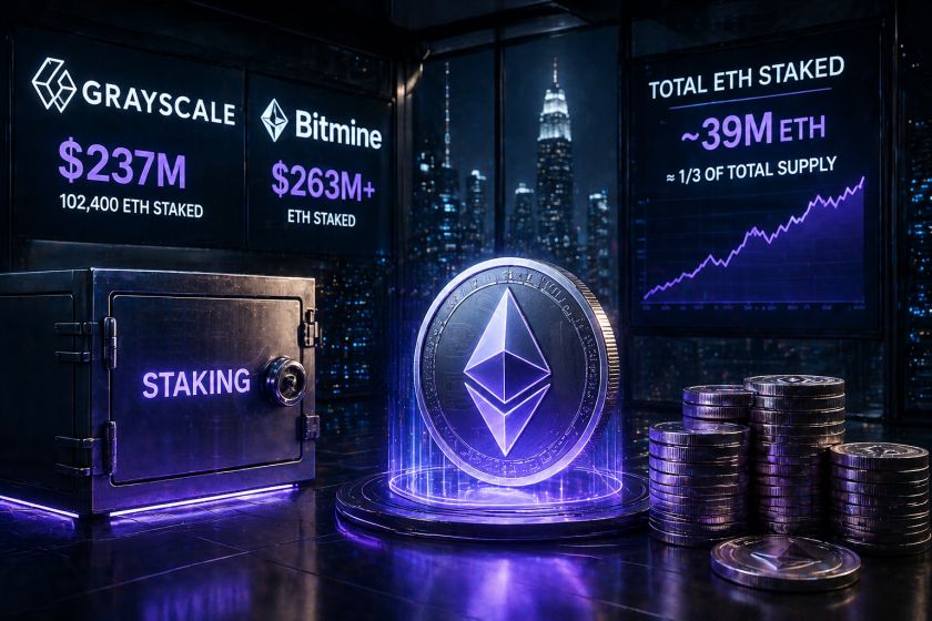 مؤسسات تضخ نصف مليار دولار في الايثيريوم… و “Staking” يواصل سحب السيولة من السوق