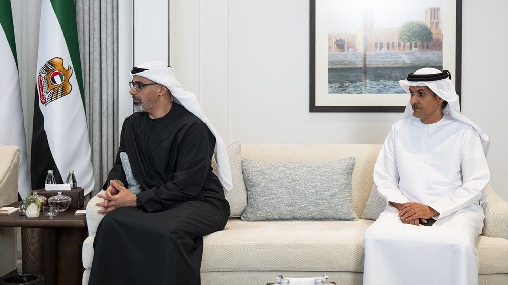 رئيس الدولة يستقبل مستشار الأمن الوطني في الهند