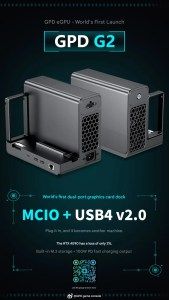 تكنولوجيا: شركة GPD تكشف عن حاسوب صغير ووحدة رسوميات خارجية بأداء جبار وتوصيل فائق السرعة
