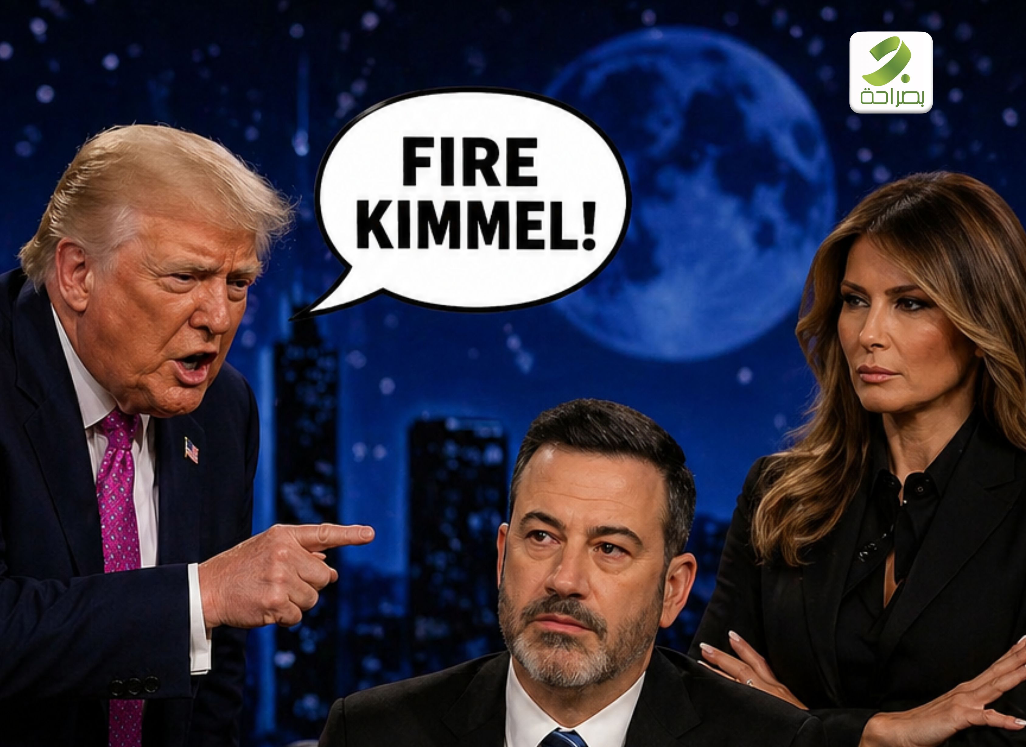 سخرية تتجاوز الخطوط الحمراء… ترامب يطالب بطرد جيمي كيميل بسبب ميلانيا ترامب