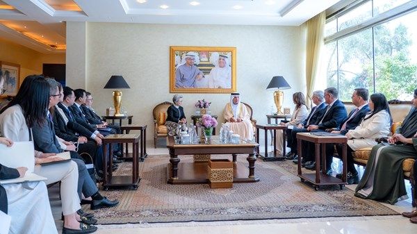 سعود بن صقر يشهد توقيع مذكرتي تفاهم بين حكومة رأس الخيمة ومؤسستين ماليتين صينيتين رائدتين