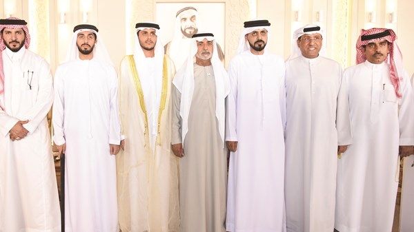 نهيان بن مبارك يحضر أفراح النعيمي والهاملي في أبوظبي