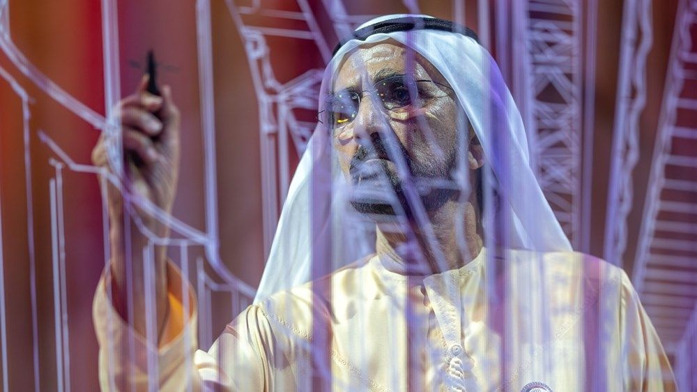 محمد بن راشد يدشن أعمال الحفر في أنفاق الخط الأزرق لمترو دبي