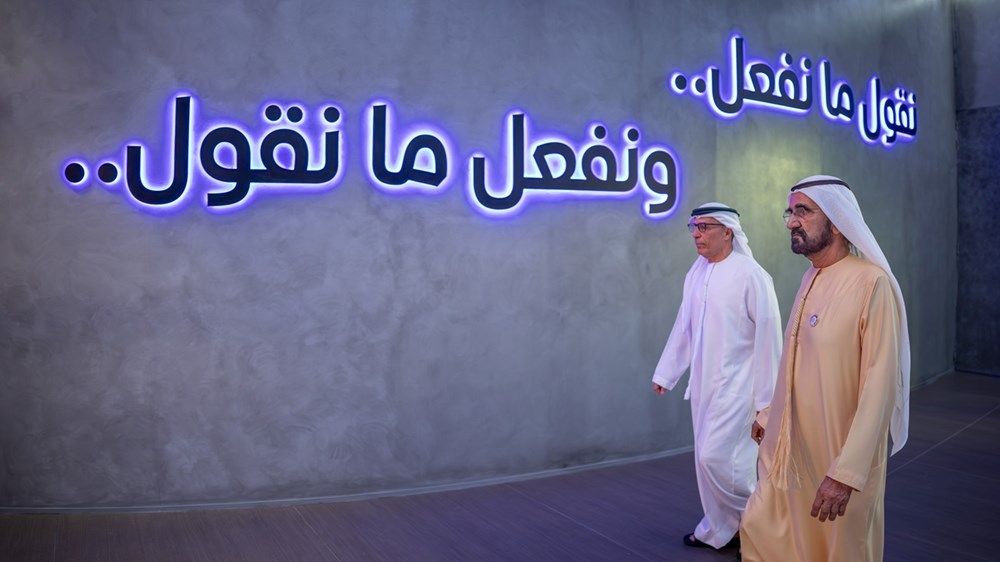 محمد بن راشد يدشن أعمال الحفر في أنفاق الخط الأزرق لمترو دبي