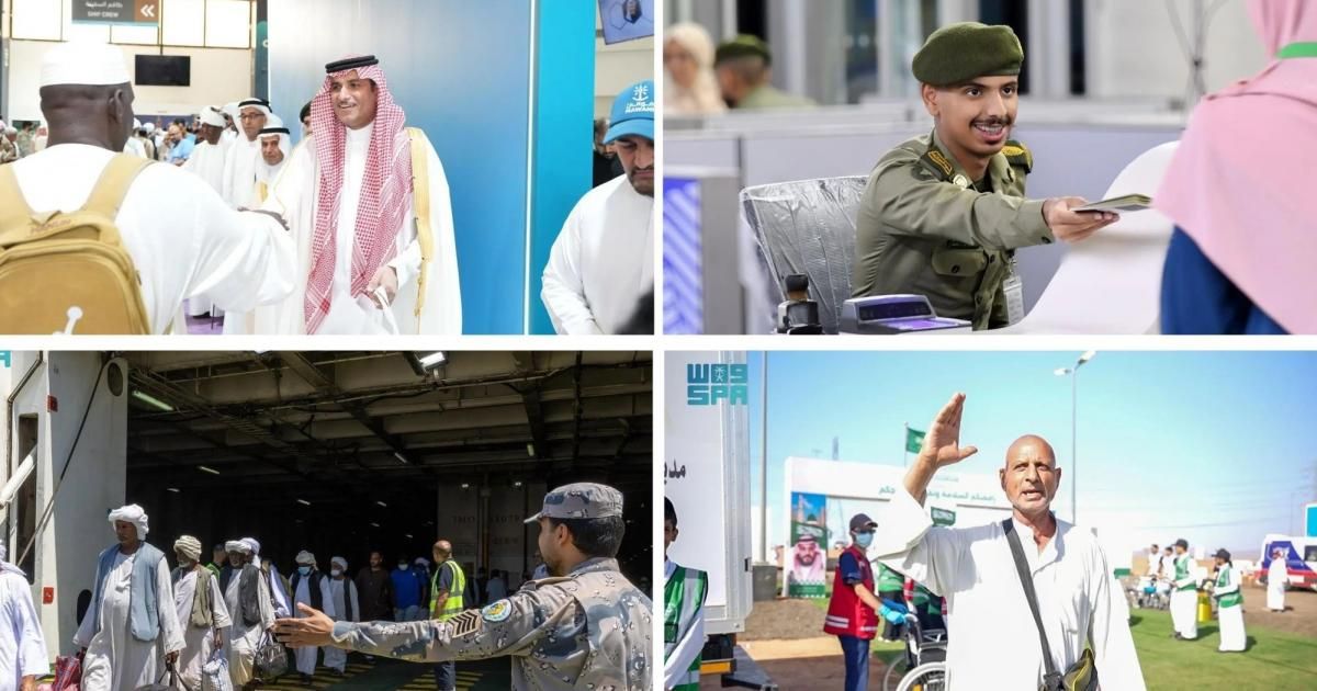 بالصور: السعودية تستقبل أولى أفواج حجاج بيت الله الحرام وسط جاهزية متكاملة