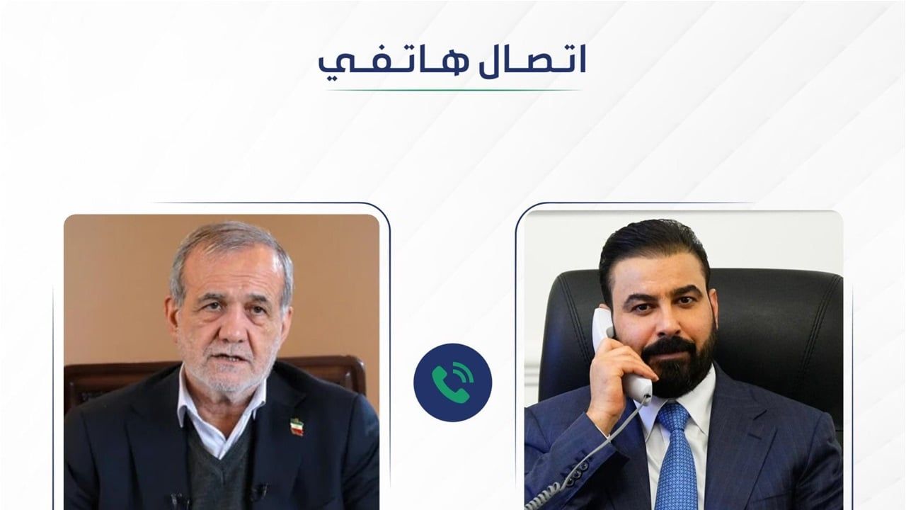 الزيدي يؤكد لبزشكيان قدرة العراق على المساهمة في الوساطة بين إيران وامريكا