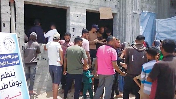 يوم طبي إماراتي في مخيم القدس جنوب غزة