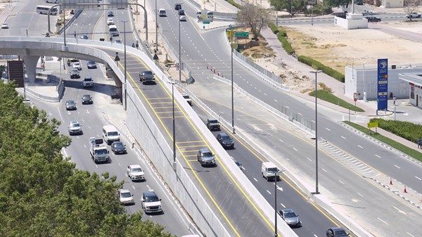 افتتاح جسر جديد ضمن تطوير دوار المركز التجاري بدبي