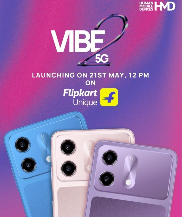 تكنولوجيا: HMD تستعد لإطلاق Vibe 2 5G ببطارية عملاقة وسعر اقتصادي