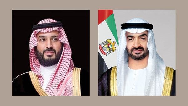 رئيس الدولة يتلقى اتصالاً هاتفياً من ولي عهد السعودية