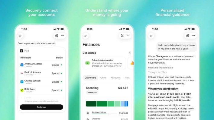 تكنولوجيا: OpenAI تطلق ChatGPT Finance لربط الحسابات البنكية وإدارة الأموال بالذكاء الاصطناعي