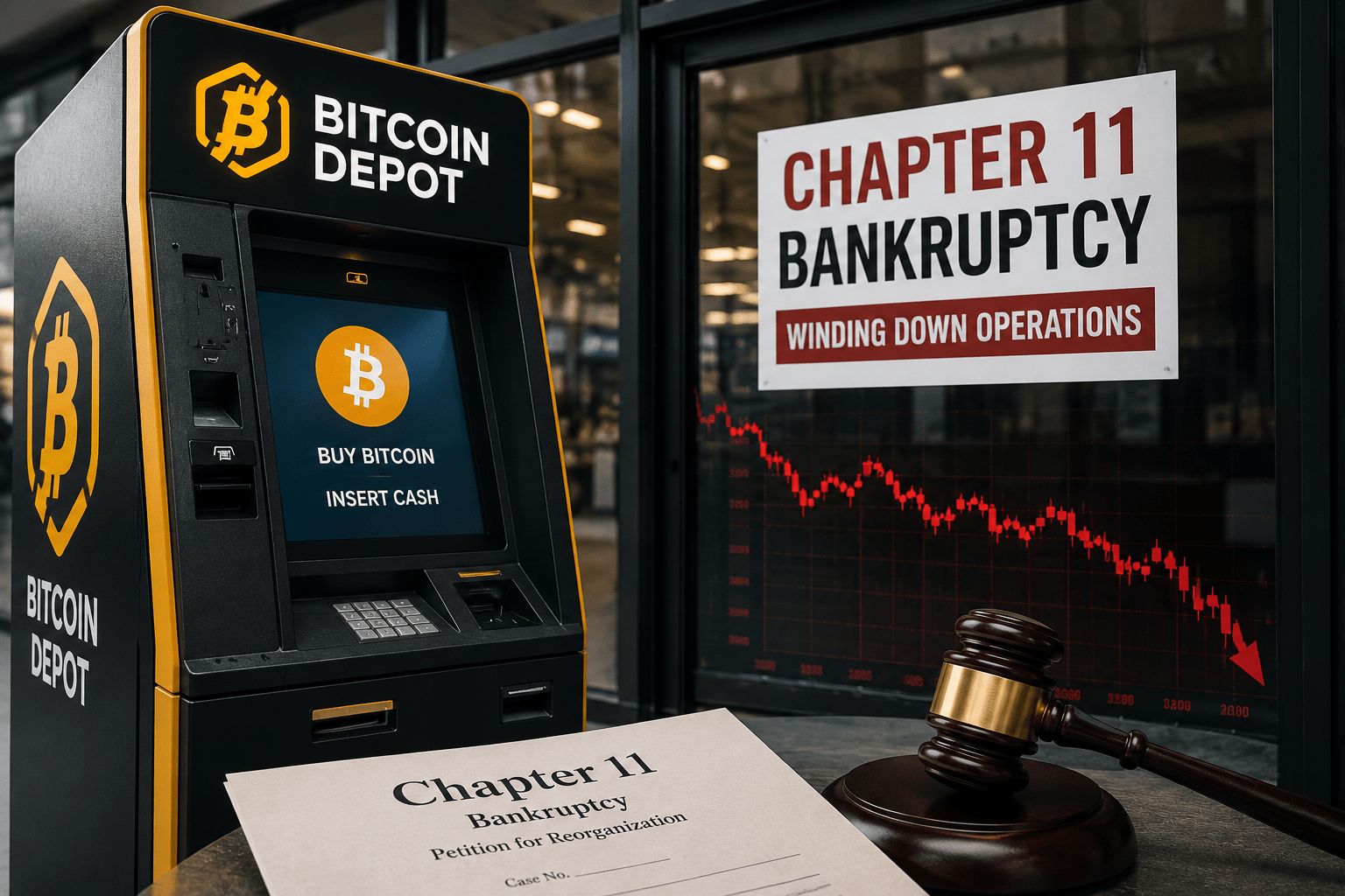 أكبر مشغل لأجهزة صراف البيتكوين “BTC ATM” في أمريكا يعلن إفلاسه ويوقف عملياته