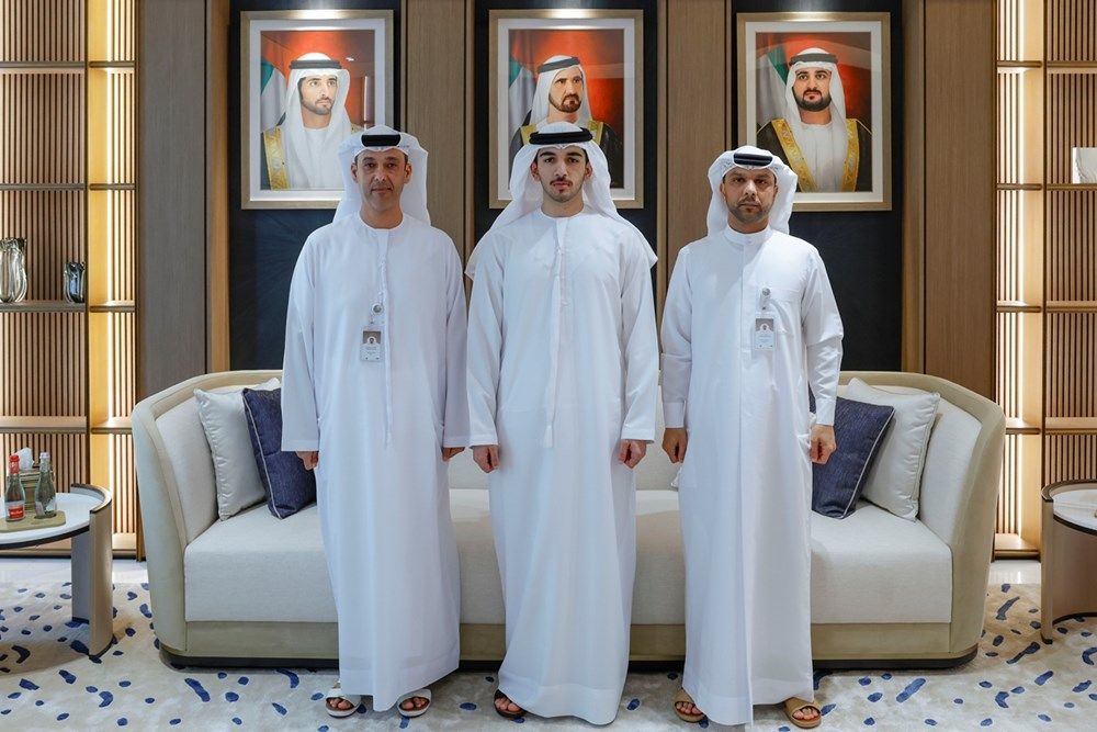 محمد بن راشد بن محمد بن راشد يزور مقر مركز دبي للأمن الاقتصادي