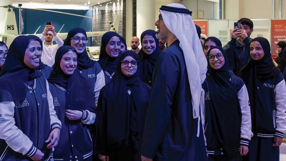 خالد بن محمد بن زايد يشهد فعاليات الدورة الـ17 من المسابقة الوطنية لمهارات الإمارات