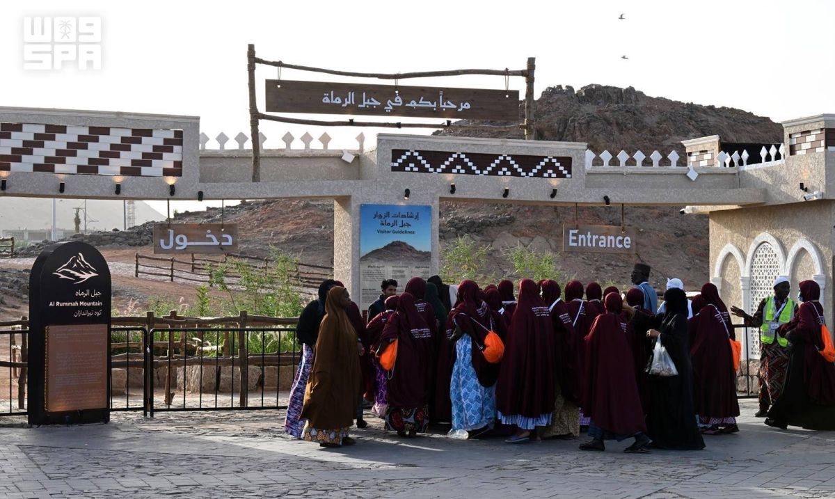 جبل الرماة بالمدينة المنورة يشهد توافد ضيوف الرحمن