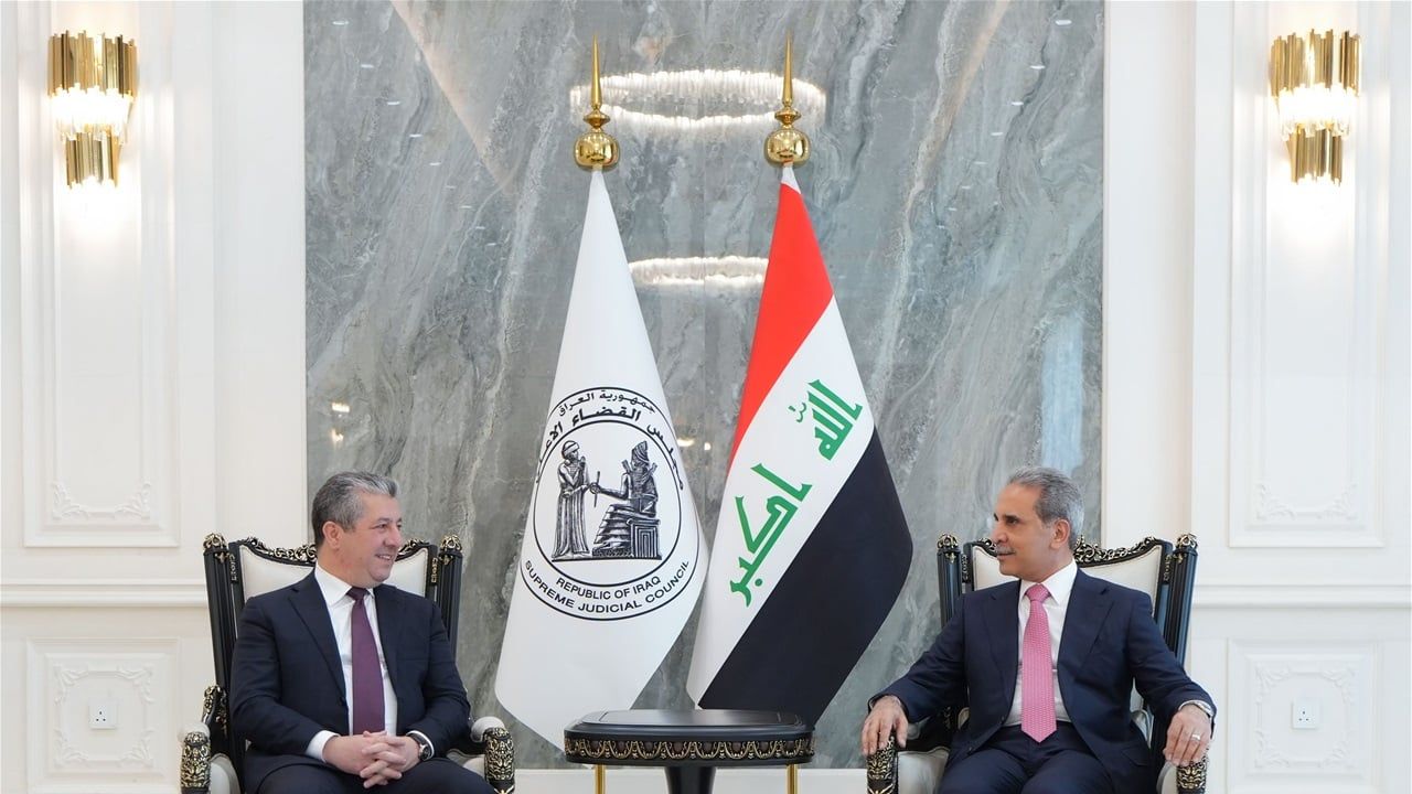 بارزاني في ضيافة القاضي زيدان.. مناقشات حول القضايا الدستورية والقانونية المتعلقة بالشأن العام