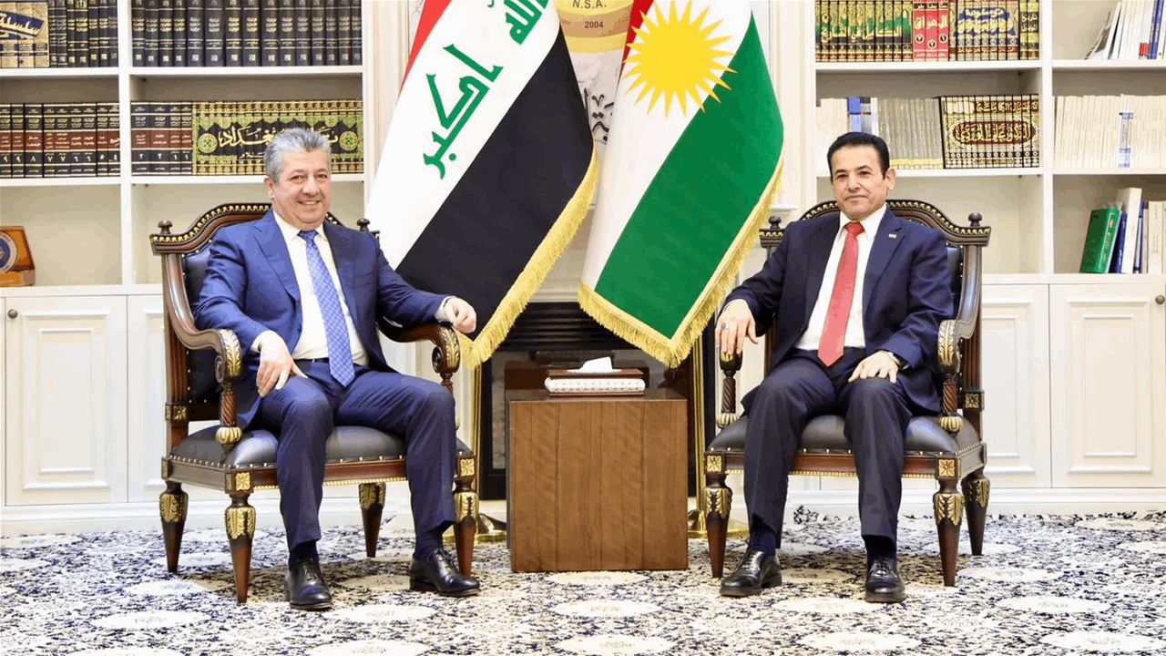 الأعرجي يستقبل بارزاني في بغداد: قوة العراق في قوة كردستان والعكس صحيح