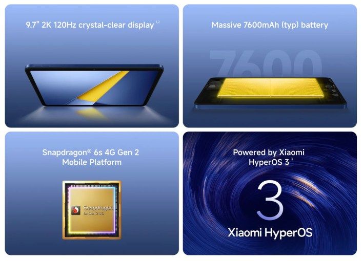 تكنولوجيا: شاومي تطلق جهازا لوحيا مدمجا جديدا من علامة بوكو عالميا بنظام HyperOS 3