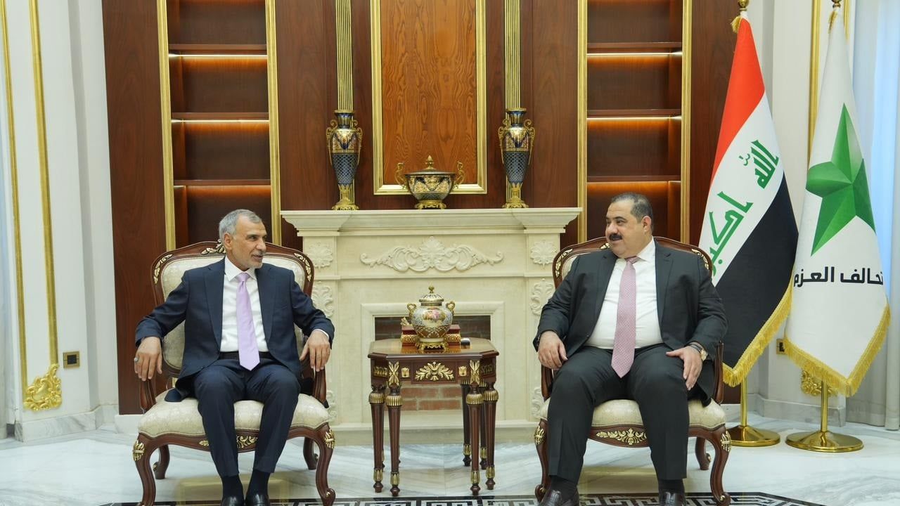 السامرائي يستقبل وزير المالية ويبحثان عدداً من الملفات الاقتصادية والمالية