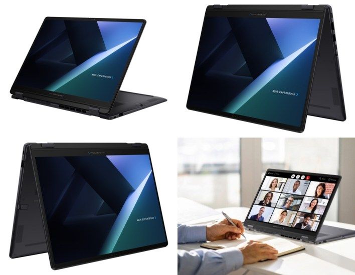 تكنولوجيا: أسوس تكشف عن لابتوب ExpertBook B5 Flip G2 المتحول بمفصلة 360 درجة وقلم مدمج #COMPUTEX2026