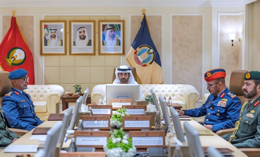 حمدان بن محمد يترأس الاجتماع الثاني لمجلس الدفاع لعام 2026