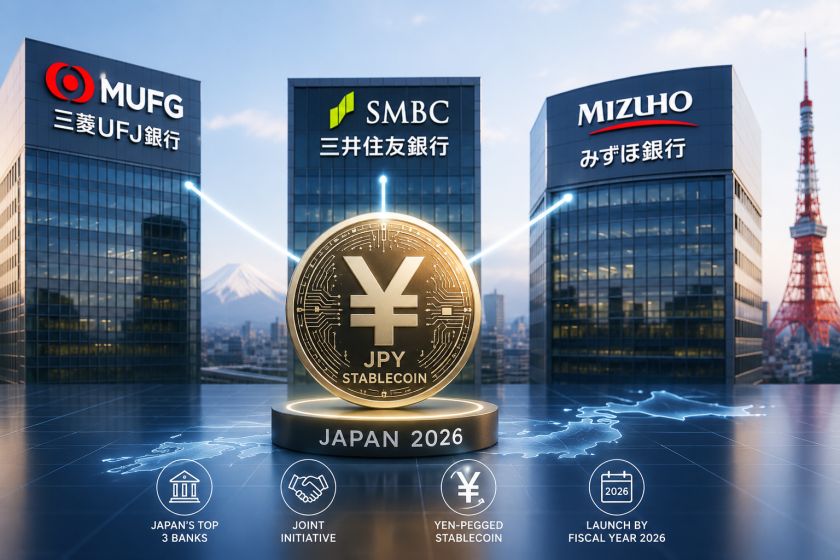 أكبر ثلاثة بنوك يابانية تتعاون لإطلاق عملة مستقرة مدعومة بالين بحلول 2026
